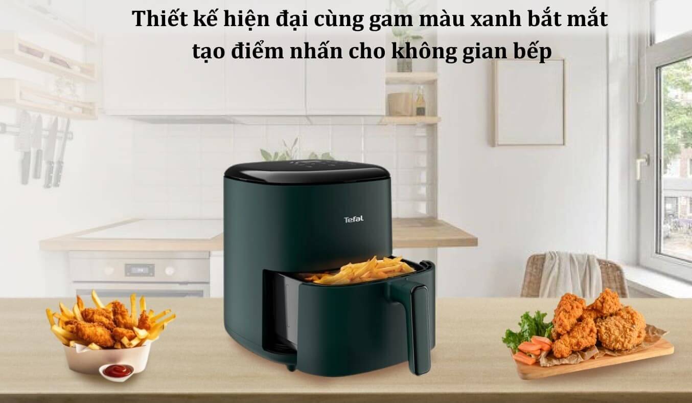 Nồi chiên không dầu điện tử Tefal Easy Max EY245310 5L