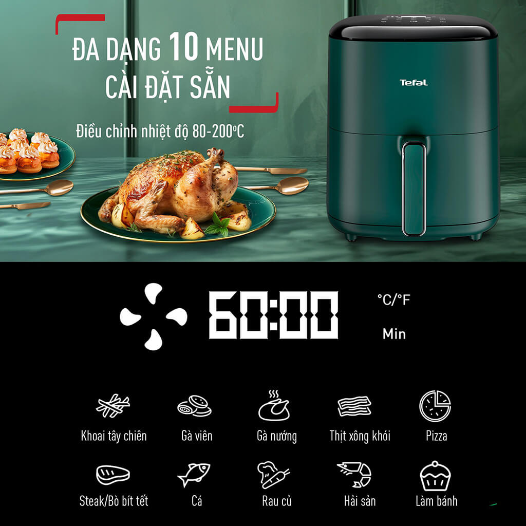 Đa dạng menu 