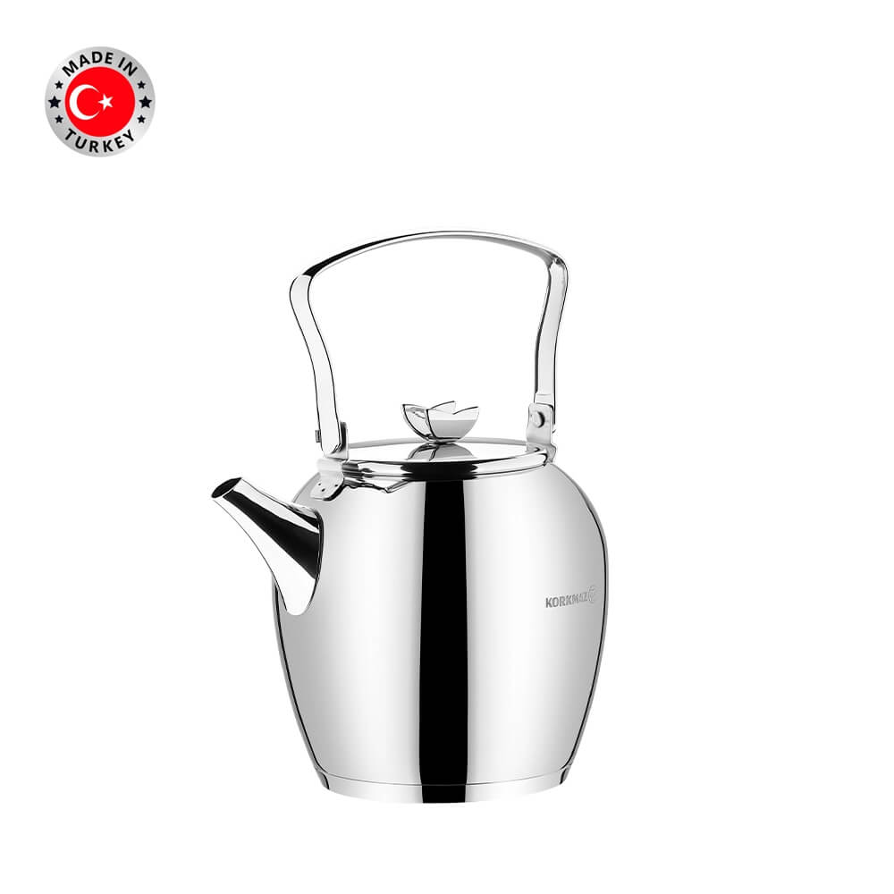 Bình trà, ấm inox Korkmaz Butterfly KOIAA026 2.3L Thổ Nhĩ Kỳ