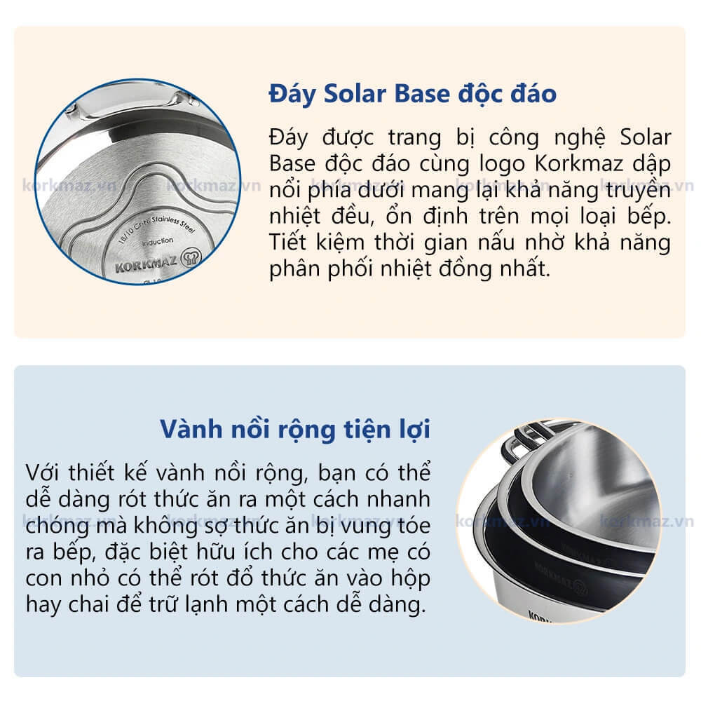 Chất liệu inox cao cấp 