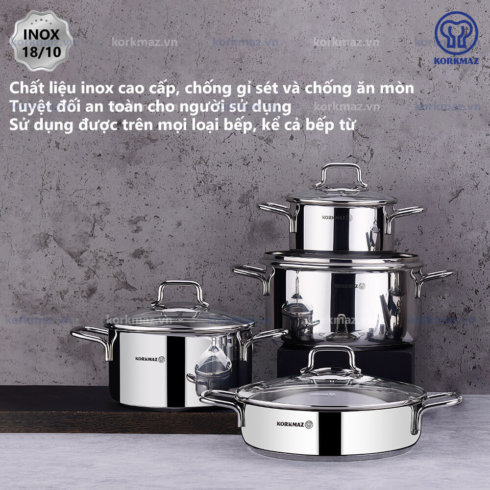 Chất liệu inox cao cấp