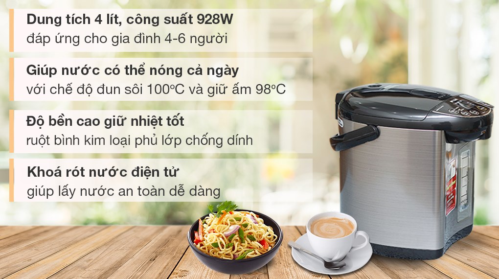 bình thủy điện 4,0l