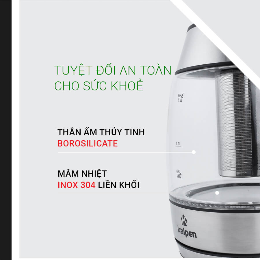 sang trọng và inox 304 an toàn