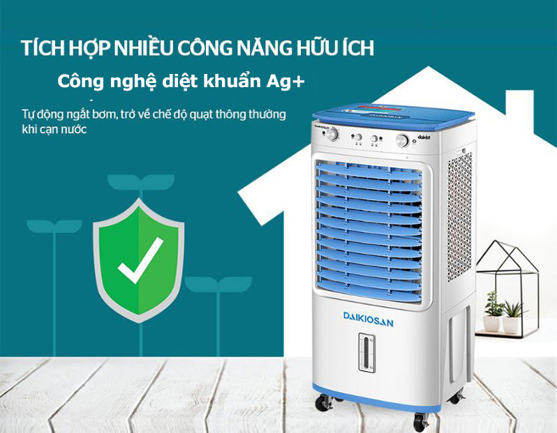 Nhiều điểm nổi bật của quạt điều hòa hơi nước Daikiosan DM112