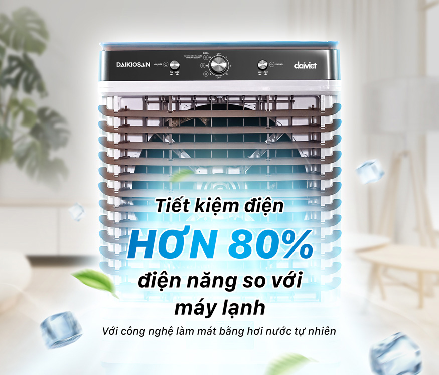 Tiết kiệm hơn 80% điện