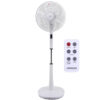 Quạt cây đứng Hitachi LF-D6RCWM màu trắng động cơ DC 24W của Nhật