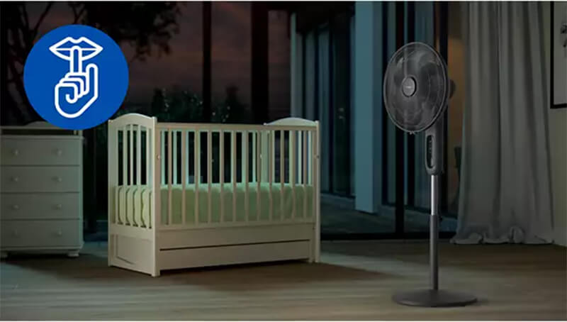 Hoạt động êm ái, lý tưởng cho không gian yên tĩnh