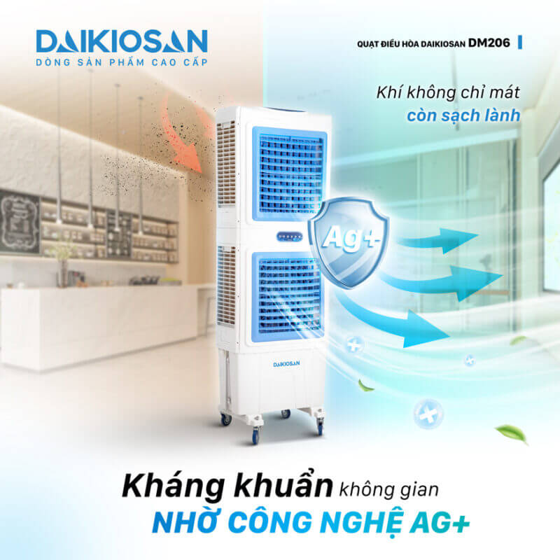 Công nghệ diệt khuẩn Ag+ hiện đại