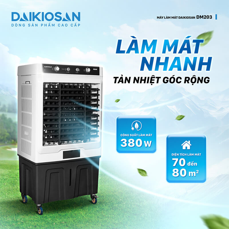 Công suất mạnh mẽ, làm mát hiệu quả