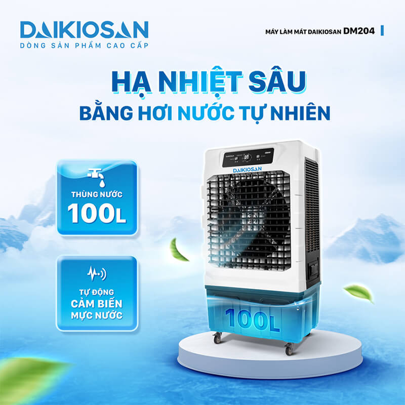 Hạ nhiệt sâu bằng hơi nước tự nhiên