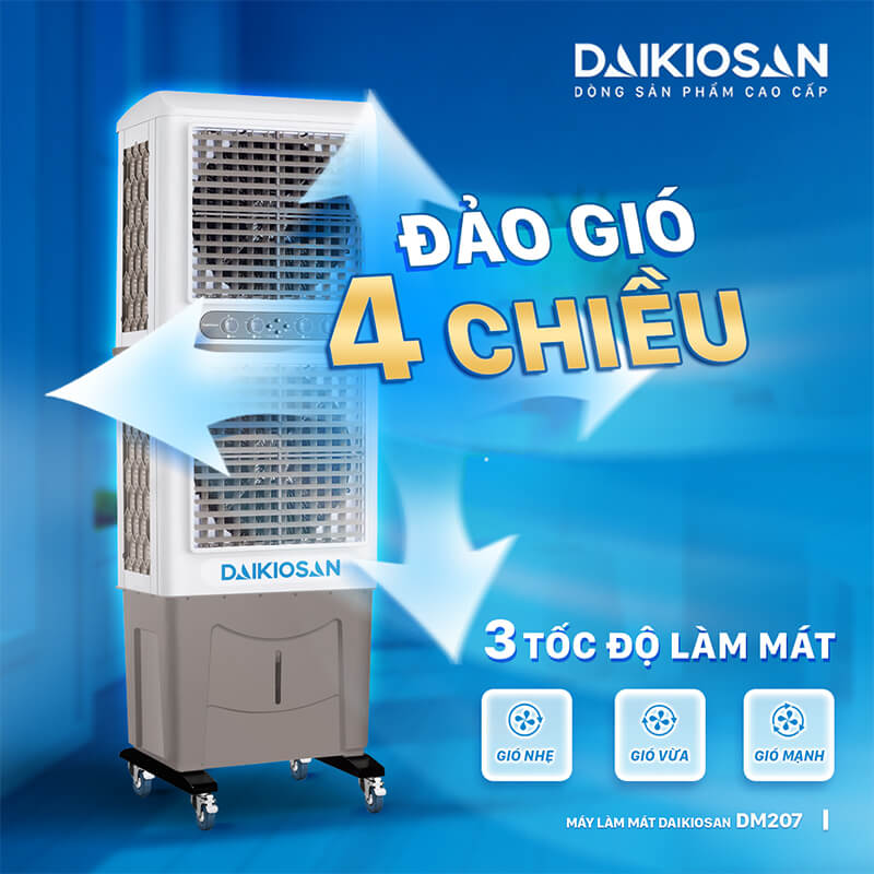 Tính năng đảo gió 4 chiều – Làm mát toàn diện