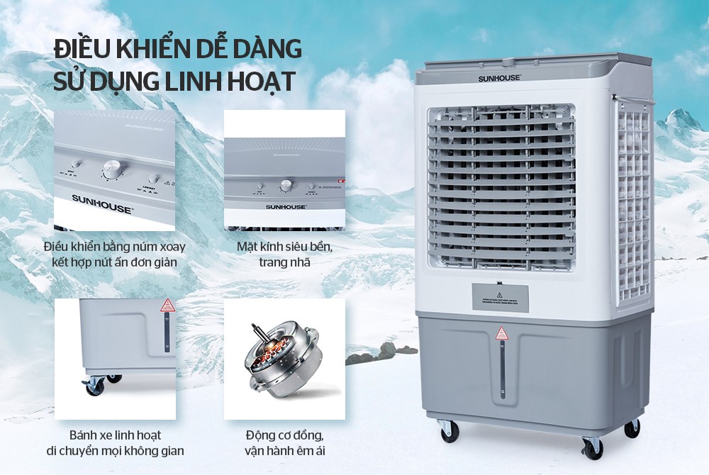 Điều khiển linh hoạt, thao tác đơn giản