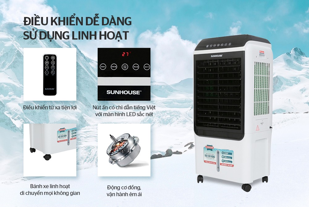 Dễ điều khiển – Thao tác linh hoạt