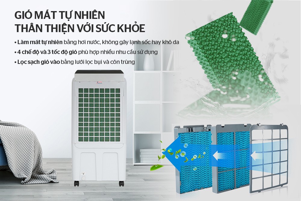 Gió mát lành – Thân thiện với sức khỏe
