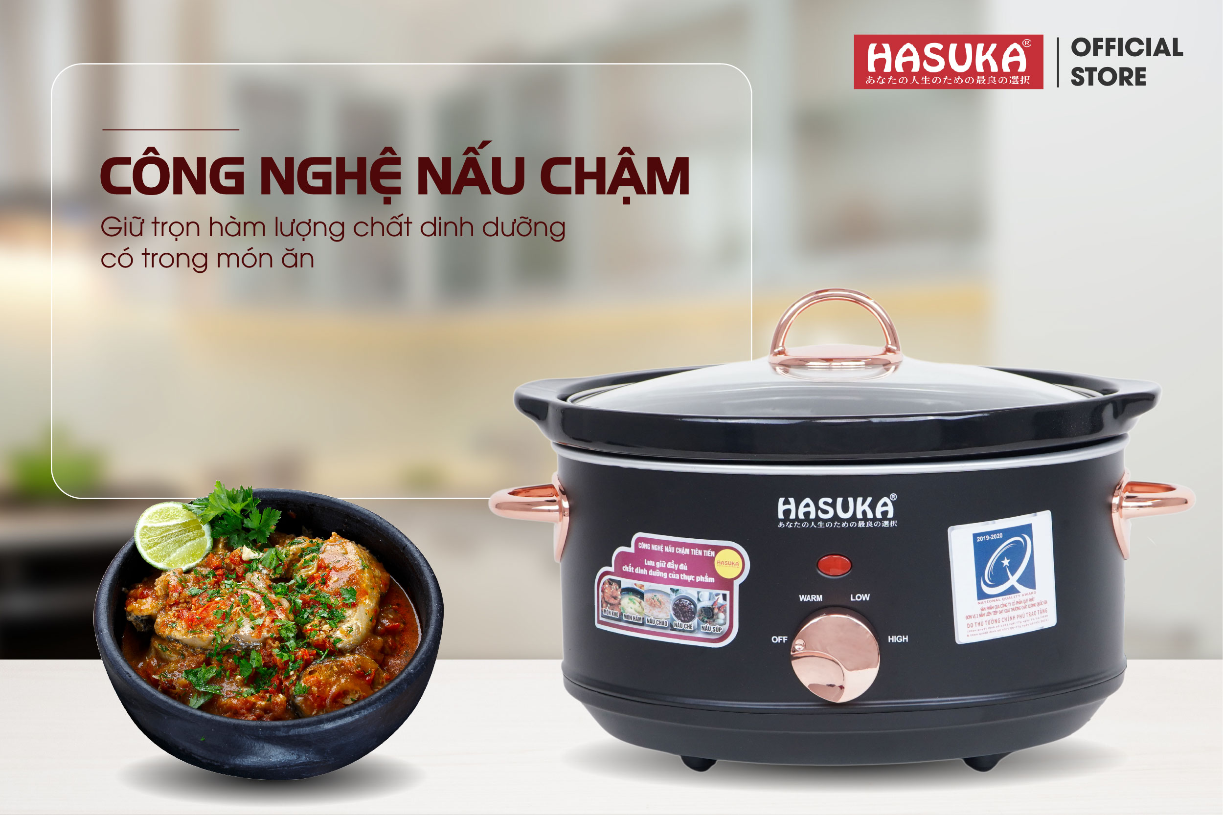 Công nghệ nấu chậm, giữ trọn chất dinh dưỡng
