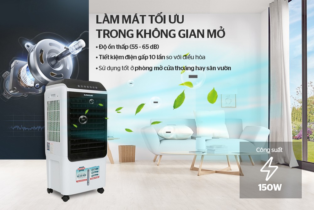 Tối ưu cho không gian mở – Tiết kiệm điện năng