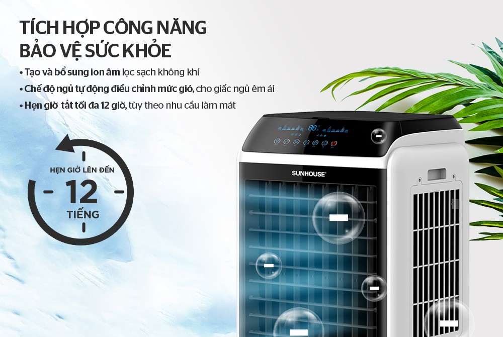 Chăm sóc sức khỏe – Lọc khí bằng ion âm