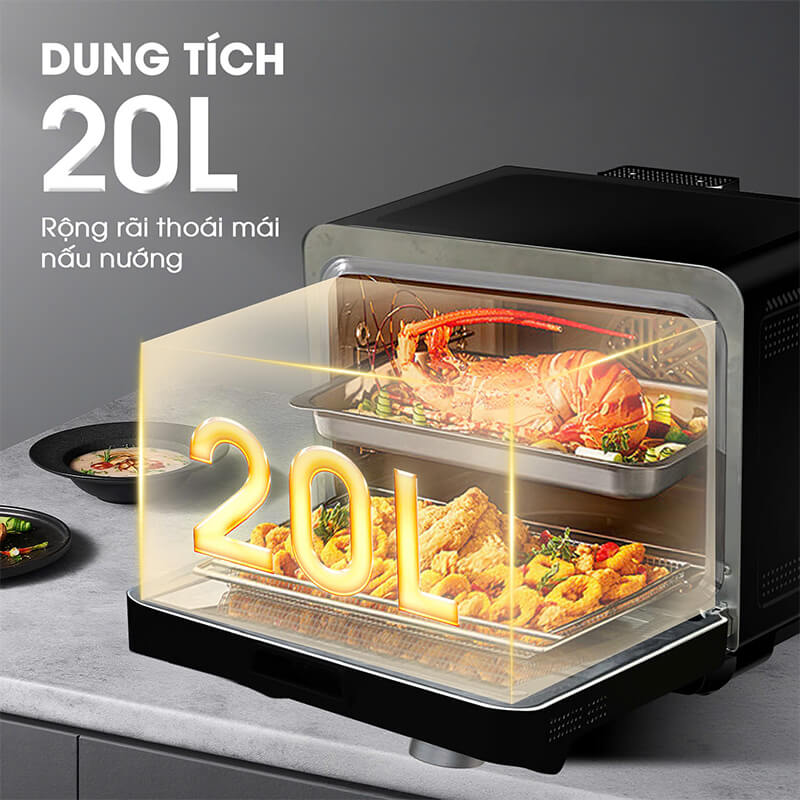 Dung tích lớn 20L lý tưởng