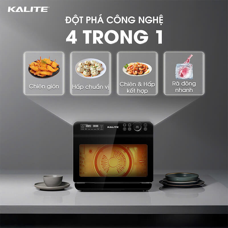 Công nghệ 4-in-1 tích hợp nấu ăn toàn diện