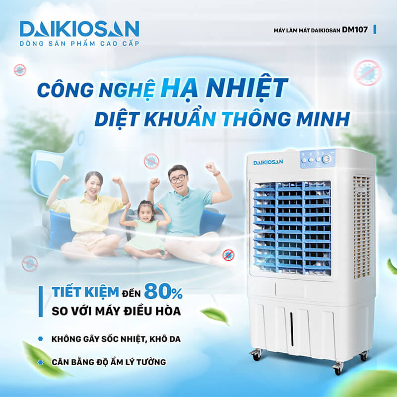 Làm mát hiệu quả và tiết kiệm điện