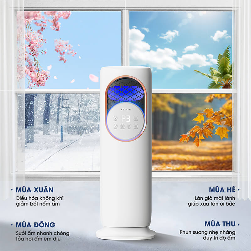 Duy trì không gian sống dễ chịu và trong lành quanh năm
