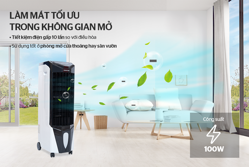Làm mát tối ưu trong không gian mở