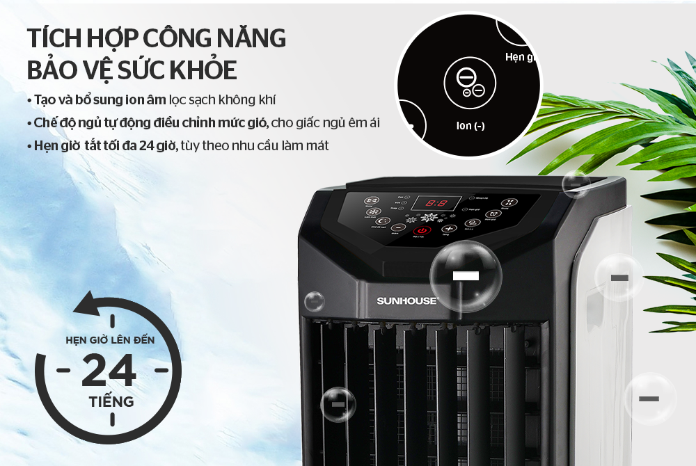 Tích hợp công năng bảo vệ sức khỏe