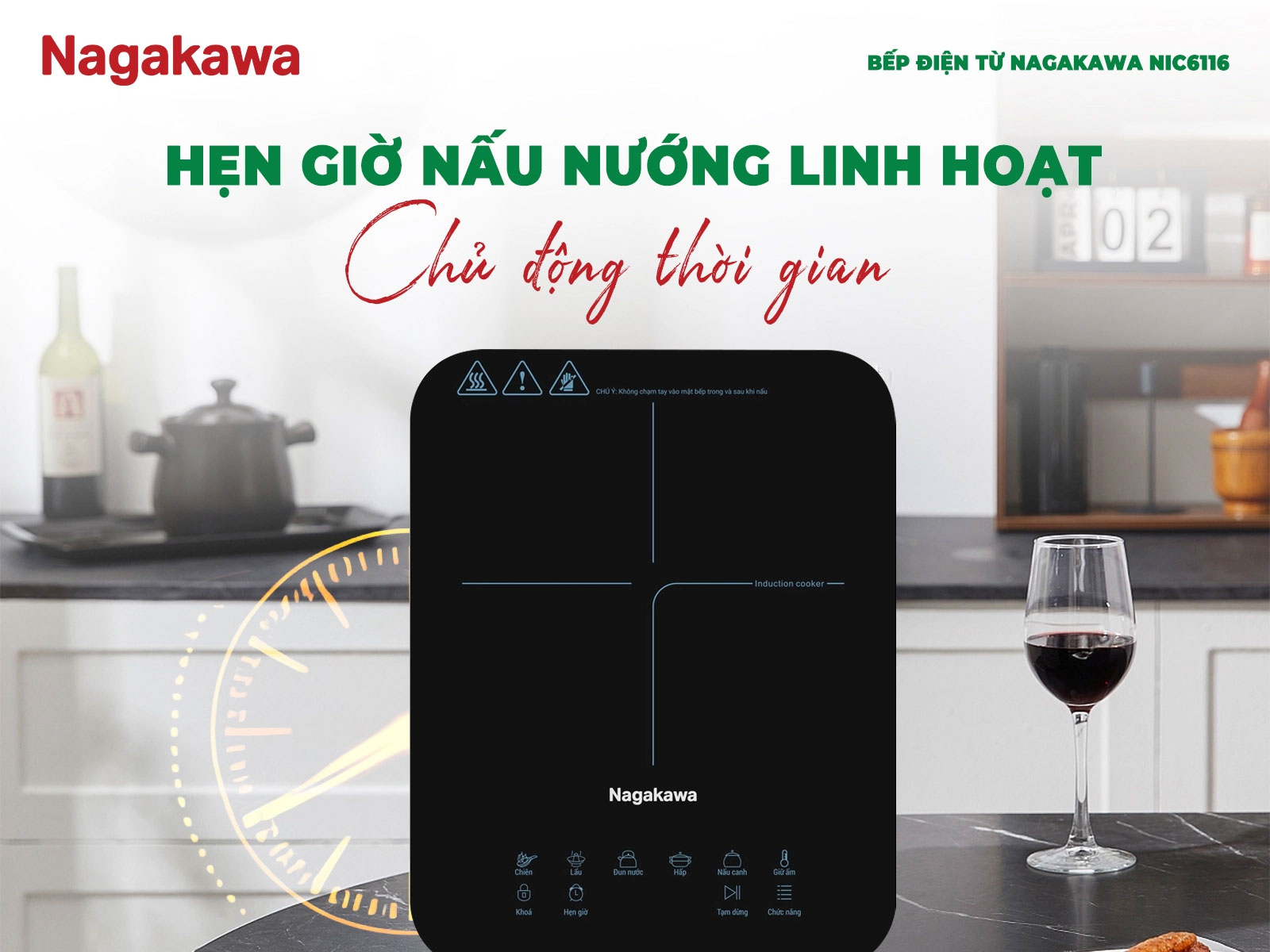 Chức năng hẹn giờ – Linh hoạt và tiện lợi