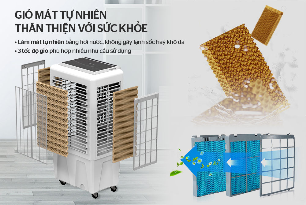 Không khí trong lành, mát mẻ tự nhiên