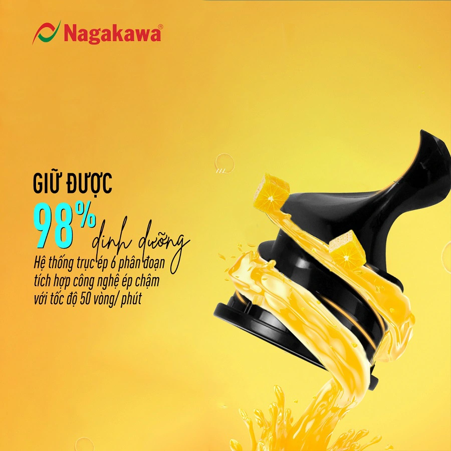 Giữ đến 98% dưỡng chất – 100% hương vị nguyên bản