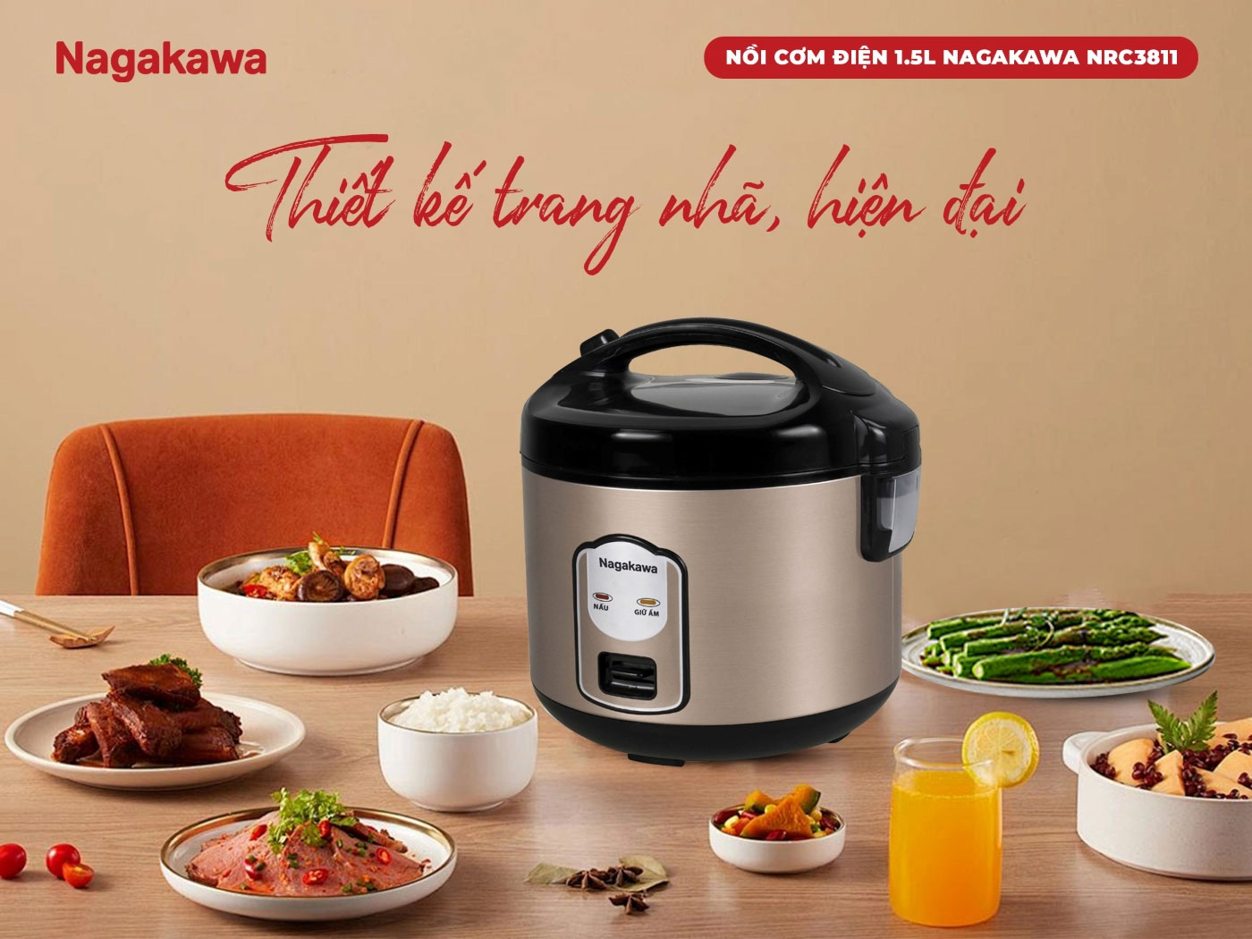 Thiết kế trang nhã, hiện đại