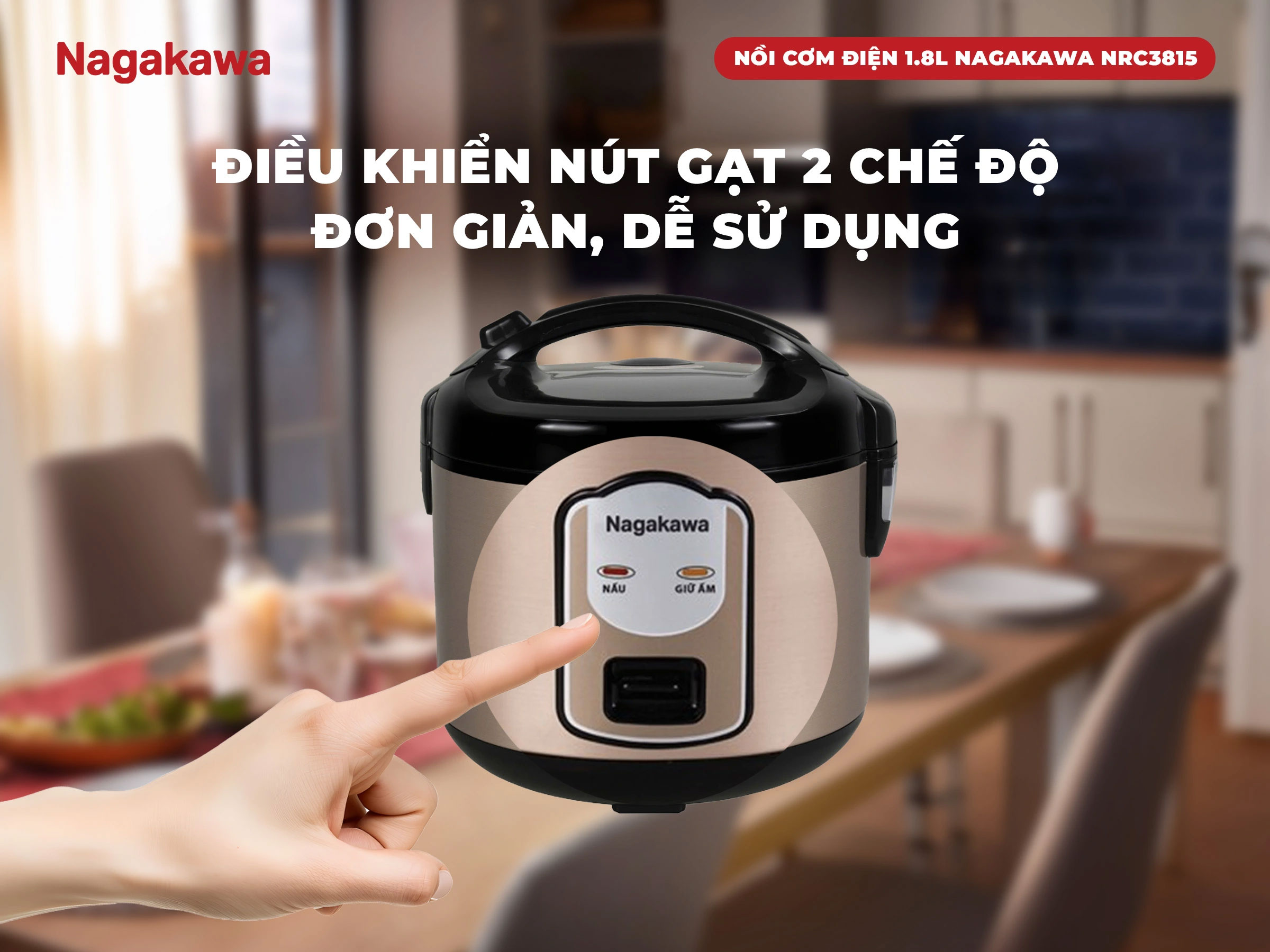 Điều khiển cơ tiện lợi – Ai cũng có thể sử dụng