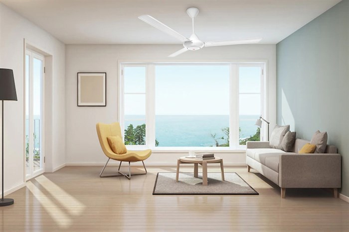quạt trần KDK M60XGX Nhật Bản dễ dàng hòa hợp trong nhiều kiểu không gian