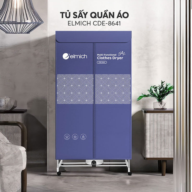 Tủ Sấy Quần Áo Elmich CDE 8641