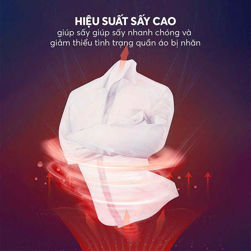 TỦ SẤY QUẦN ÁO ELMICH CDE-8641 hiệu suất sấy cao