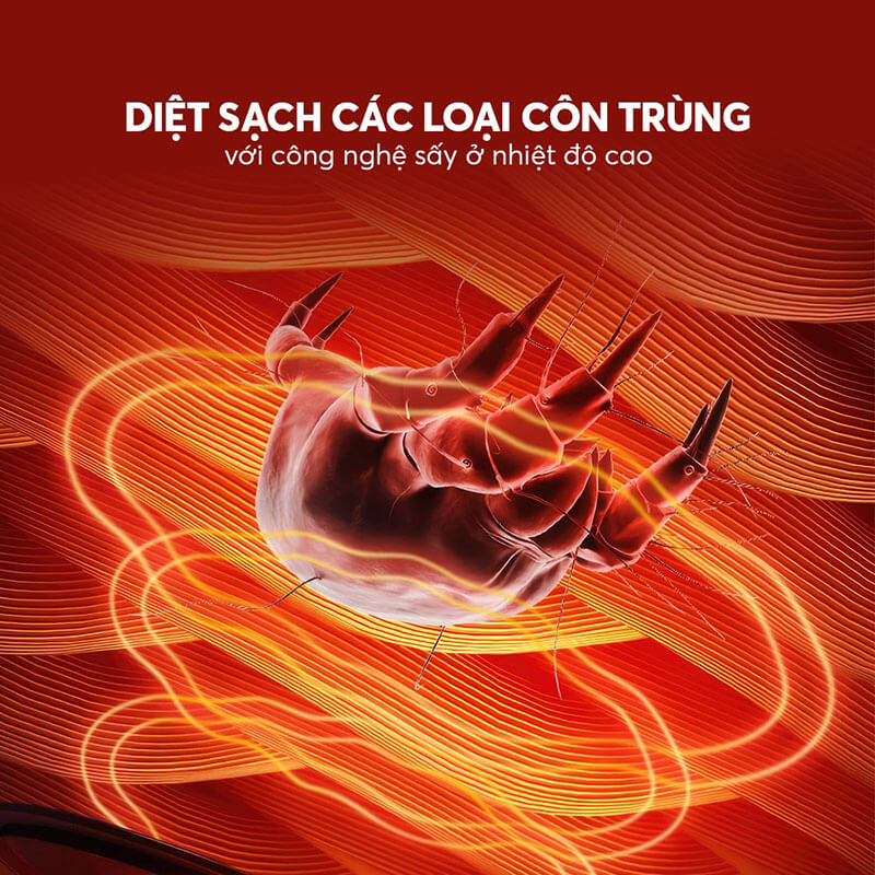 TỦ SẤY QUẦN ÁO ELMICH CDE-8641 diệt sạch các loại côn trùng với công nghệ sấy ở nhiệt độ cao