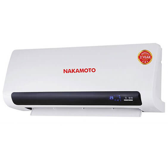 Máy sưởi gốm treo tường Nakamoto NK09 có điều khiển