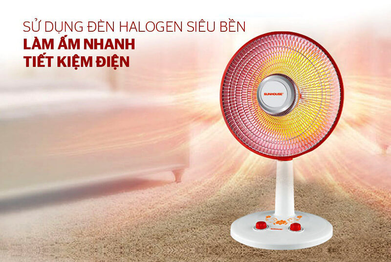 Quạt sưởi Sunhouse SHD7005 làm ấm nhanh 