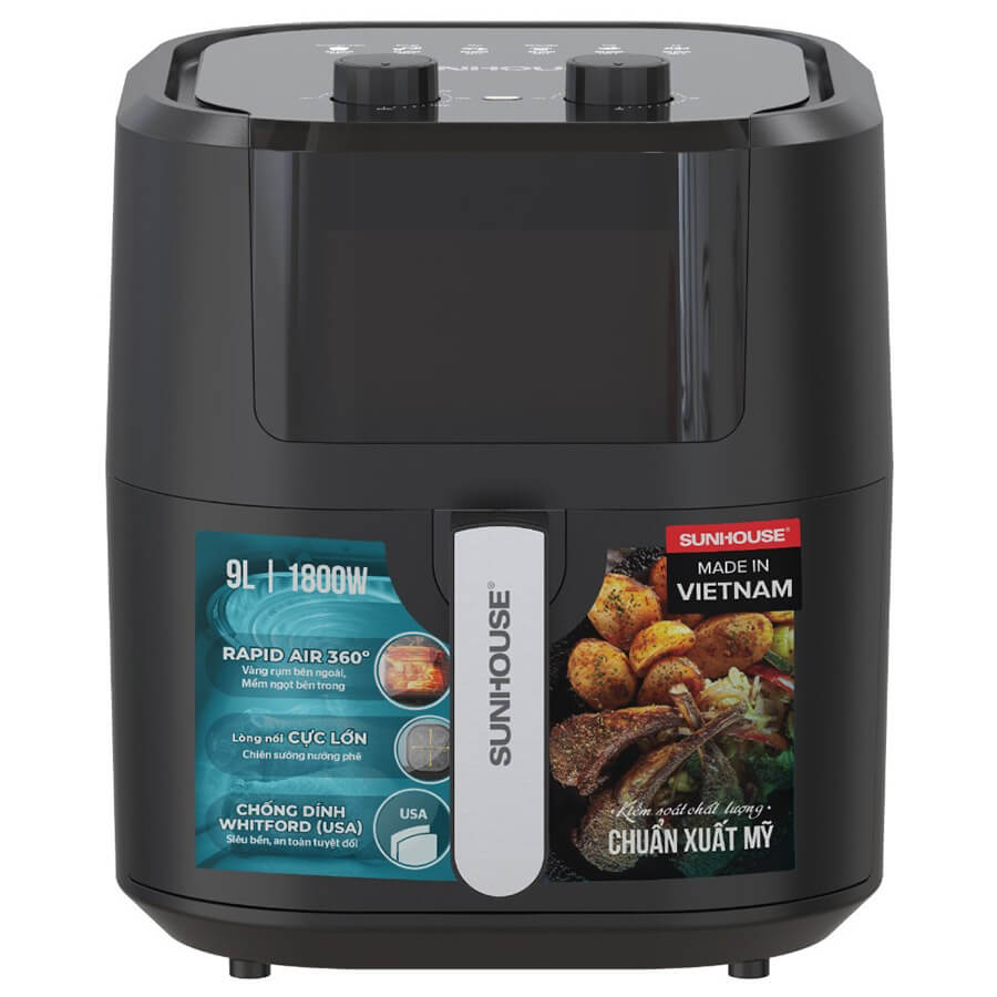 Nồi Chiên Không Dầu Sunhouse SHD4037 9 Lít