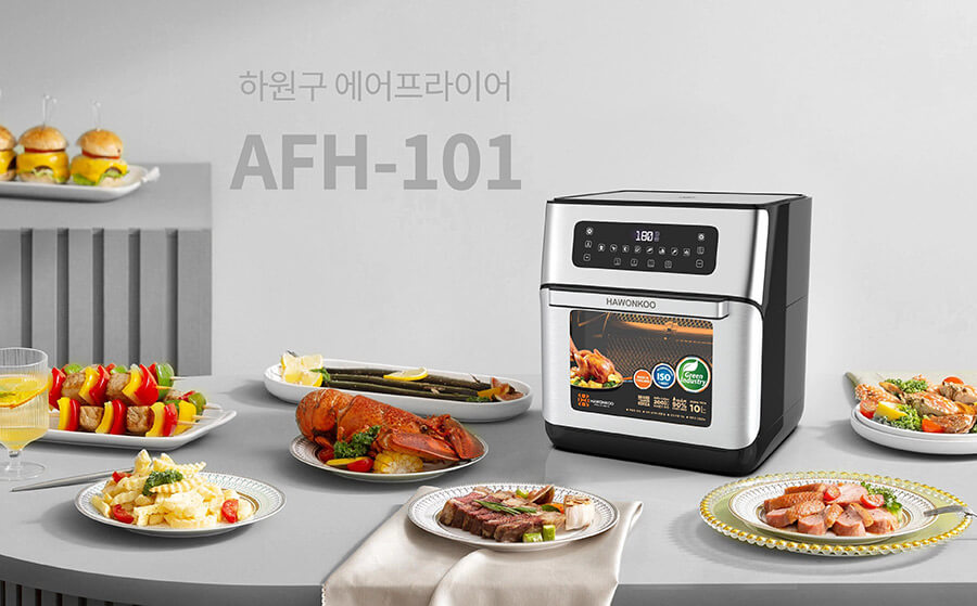 Nồi chiên không dầu Hawonkoo AFH-101 10 Lít chế biến vô vàn món ngon
