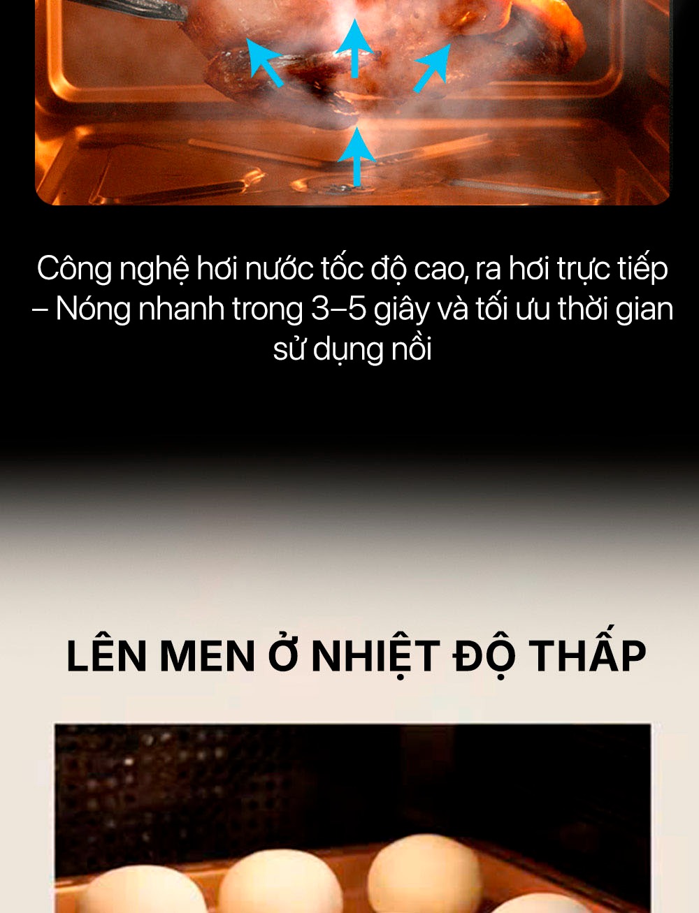 Nồi chiên hấp hơi nước Habibullet FHB18 Plus với công nghệ hiện đại